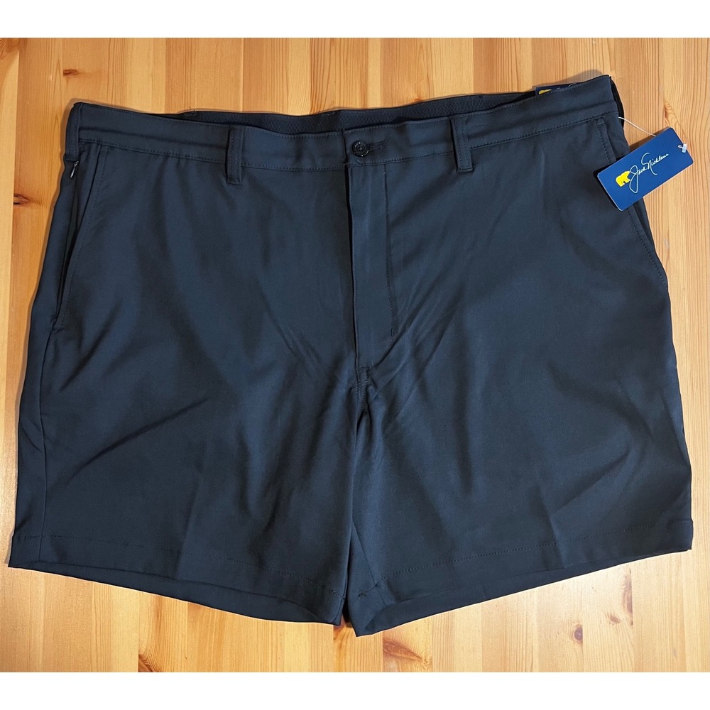 Jack Nicklaus Men's Golf Shorts Stretch Size 40 UPF‎ 50 Caviar 7" NWT $72 0444